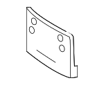 1648851381 - Body: License Bracket for Mercedes-Benz Image