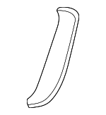 92632T6000 - : Door Interior Reflector for Genesis: GV80, GV80 Coupe Image