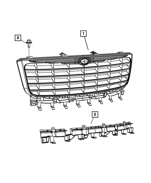 Grilles for 2007 Chrysler Aspen #0