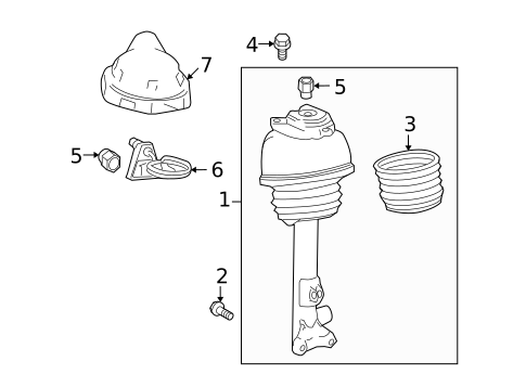 Struts & Components for 2016 Mercedes-Benz E350 #2