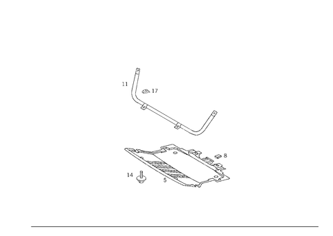 Oil Pan Undershield for 1999 Mercedes-Benz CLK430 #0