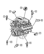 68060336AA - Electrical: Camshaft Sensor for Chrysler: 300, Aspen | Dodge: Challenger, Charger, Durango, Ram 1500, Ram 2500, Ram 3500 | Jeep: Grand Cherokee Image