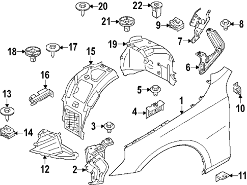 Fender & Components for 2025 BMW 540i xDrive #0
