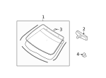 F7AZ17698BA - : Interior Rear View Mirror Bracket for Ford Image