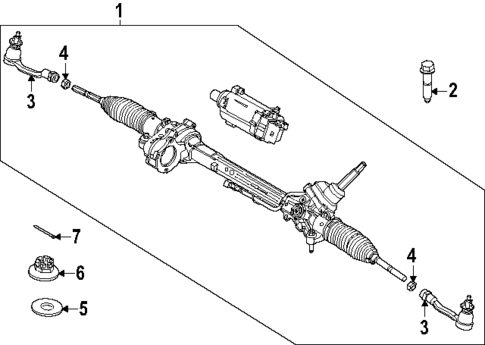 Steering Gear & Linkage for 2025 Genesis GV80 Coupe #0