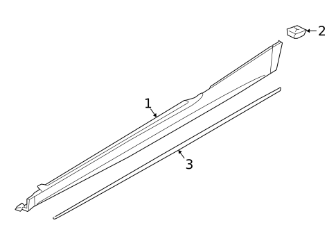 Exterior Trim - Pillars for 2024 Audi A5 Quattro #0