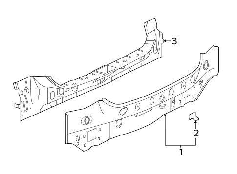 Rear Body for 2018 INFINITI QX30 #0
