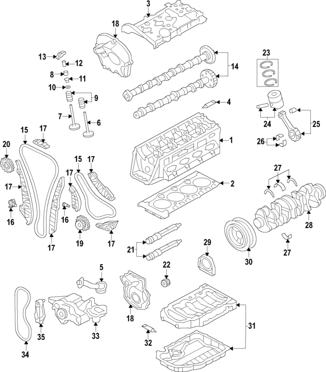 6L109601 - Engine: Intake Valve for Audi Image