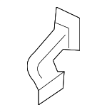 T4K1686 - Body: Hinge Pillar Reinforced Insulator for Jaguar: I-Pace Image