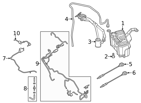Emission Components for 2023 Audi SQ5 Sportback #0