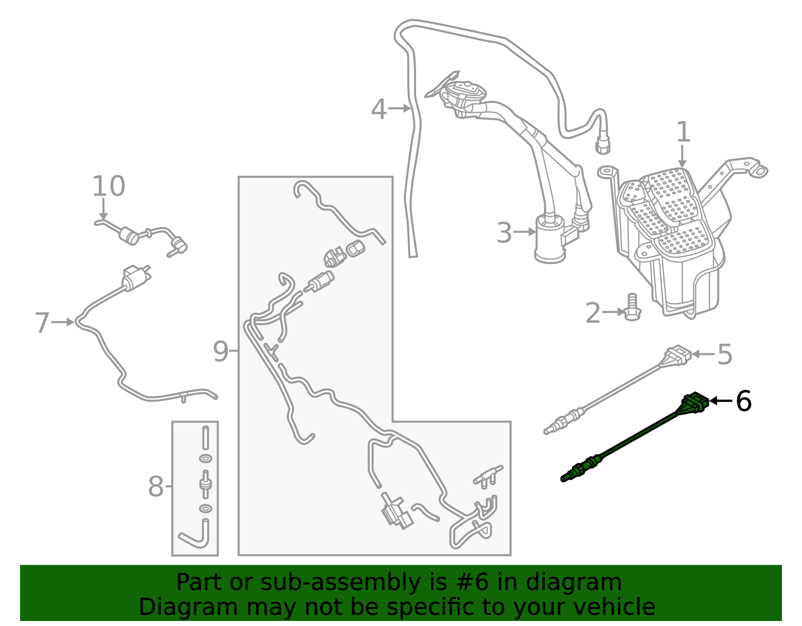 2018-2025 Audi Oxygen Sensor 8W0-906-265-AJ | OEM Parts Online