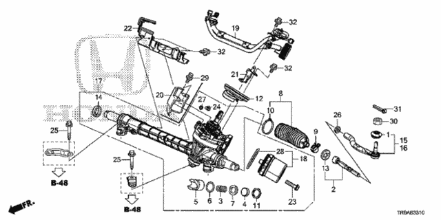 P.S. Gear Box for 2013 Honda Civic #0