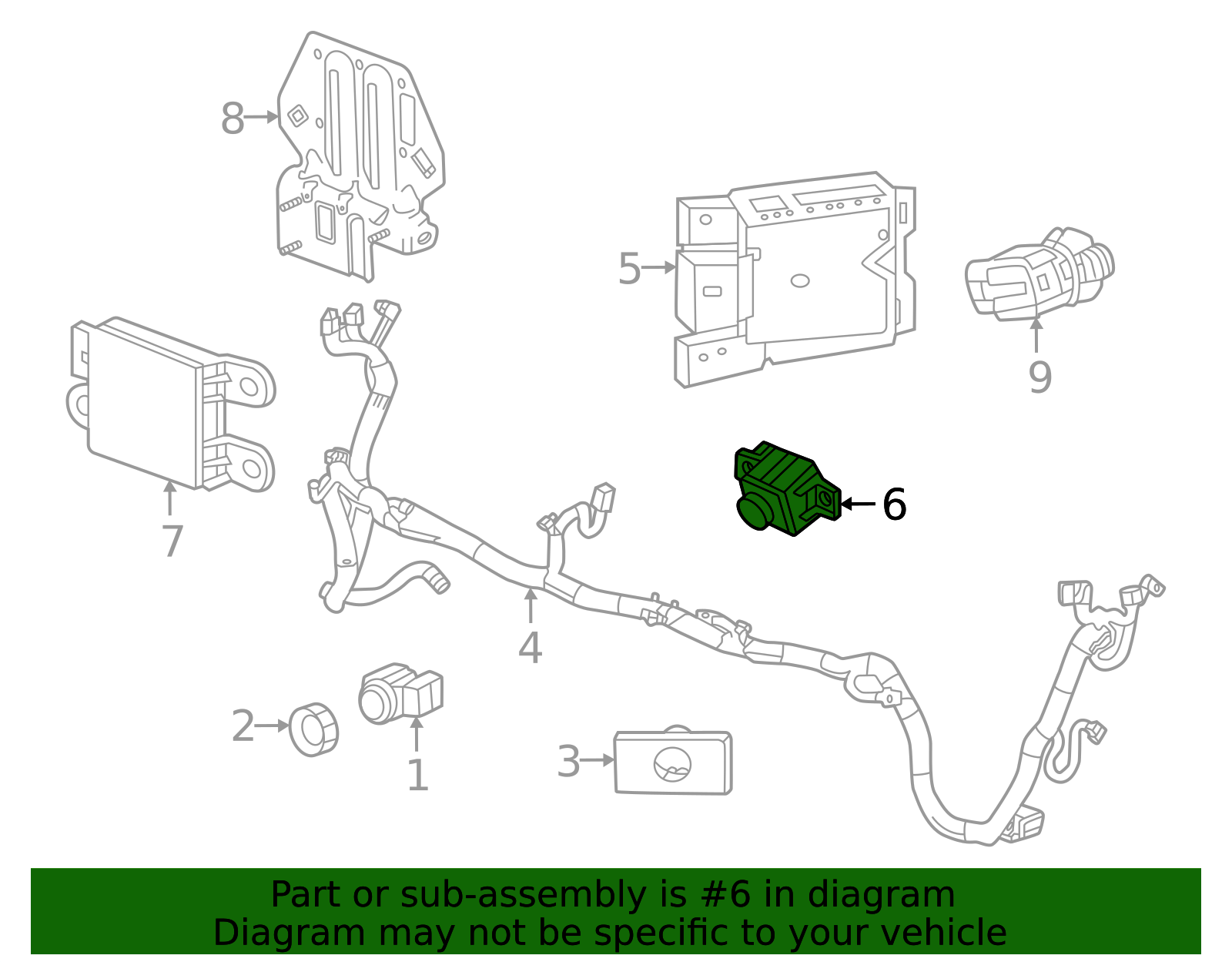 2025-2026 Cadillac Front Camera 85035815 | Capital Chevy Parts