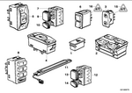 61311388113 - Vehicle Electrical System: Switch Seat Adjusting Front Right for BMW Image