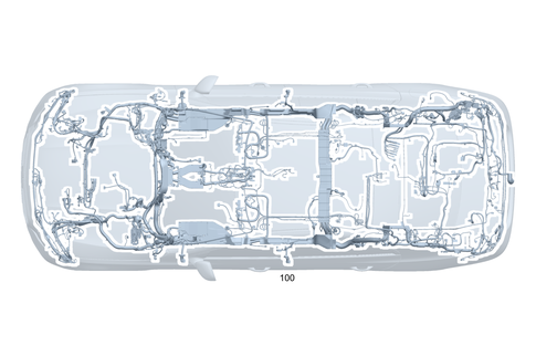 Frame Floor System Main Wiring Harness for 2024 Mercedes-Benz E350 #0
