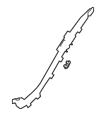 29069017028T92 - Body: Lower Quarter Trim for Mercedes-Benz Image