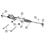 52855763AC - Steering: Outer End Tie Rod Kit for Mopar Image