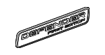 LR137458 - : Nameplate for Land-Rover Image
