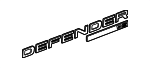 LR137284 - Body: Nameplate for Land Rover: Defender 110 Image