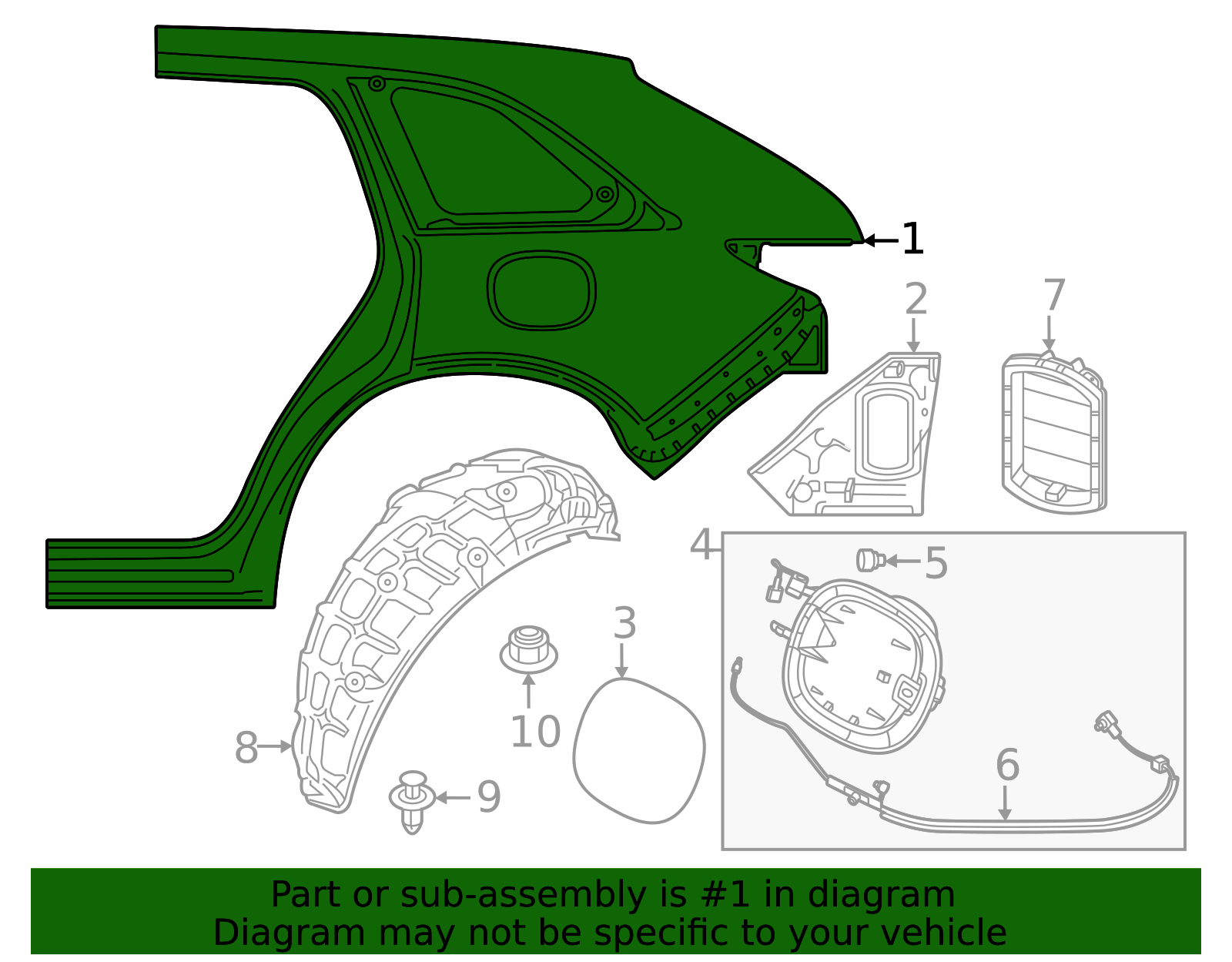 KMY6-70-410 - Quarter Panel - 2024-2025 Mazda | Mazda Swag
