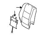 710736A520A0 - Body: Seat Back Cover for Lexus: GX470 Image