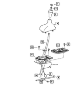 52105582AA - NVG271; Transfer Case: Transfer Case Shifter Plate for Dodge: Ram 1500, Ram 2500, Ram 3500 Image