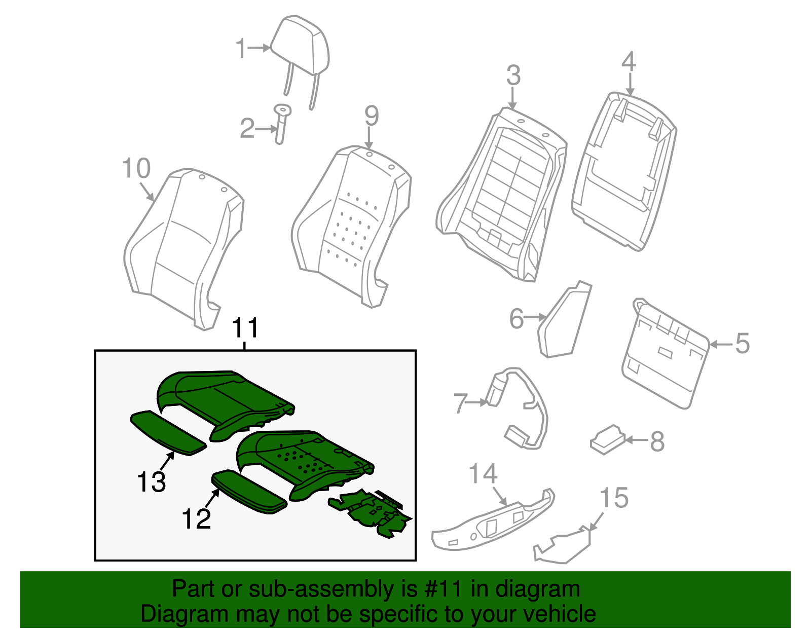 Cushion Assembly (52-10-7-251-620)