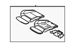 52109177087 - Body: Cushion Assembly for BMW: 1 Series M, 128i, 135i, 135is Image
