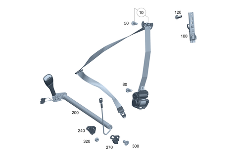 Seat Belt for 2025 Mercedes-Benz Maybach S680 #0