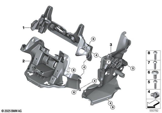 7129907400 - Frame and Mounting Parts: Isa Screw - M6X30-8.8-ZNNIV for BMW-Motorrad Image