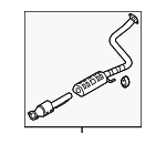 28600K0720 - : Center Muffler for Kia: Soul Image