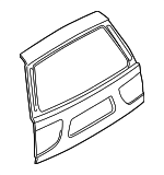 K01001W5CC - Body: Lift Gate for INFINITI: QX4 Image