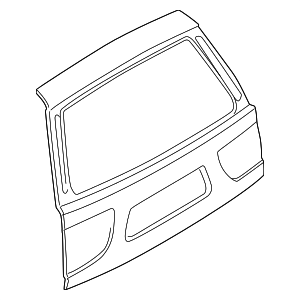 K01004W3MM - : Lift Gate for INFINITI: QX4 Image