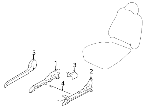 Tracks & Components for 2001 Hyundai Accent #0