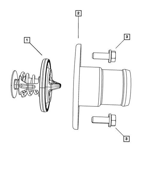 Water Pump and Related Parts for 2016 Ram 2500 #1