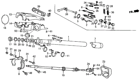 Steering Column for 1985 Honda Civic #0