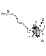 68087229AA - Front Suspension: Compressor Air Line for Mopar Image
