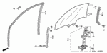 90115SFE004 - Body/Air Conditioning: BOLT, FLANGE (6X12) for Honda Image