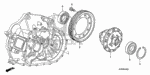 41200PNTA01 - Transmission - Manual: DIFFERENTIAL ASSY., HELICAL LIMITED SLIP for Honda Image