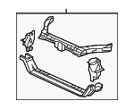 60400SDDA01ZZ - Body: Radiator Support for Honda: Accord Image