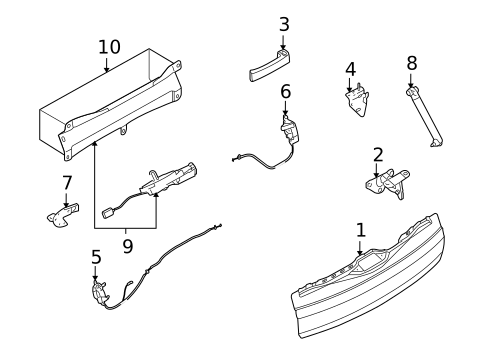Gate & Hardware for 2011 BMW X5 #1