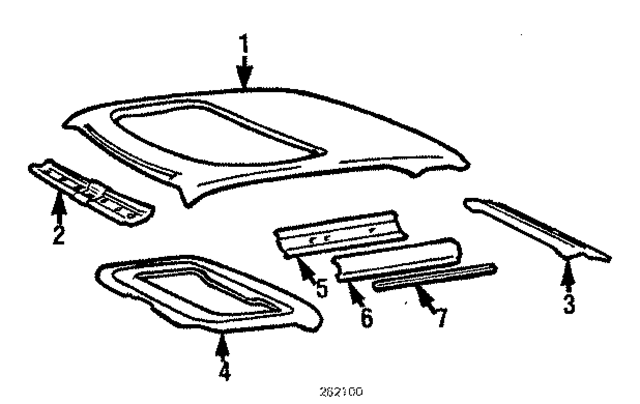 MB233467 - Body: Roof Panel for Mopar Image