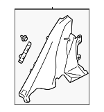 94043VC000VH - : Rear Pillar Trim for Subaru: WRX Image