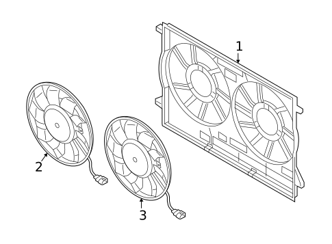 Cooling Fan for 2022 Audi RS5 #0