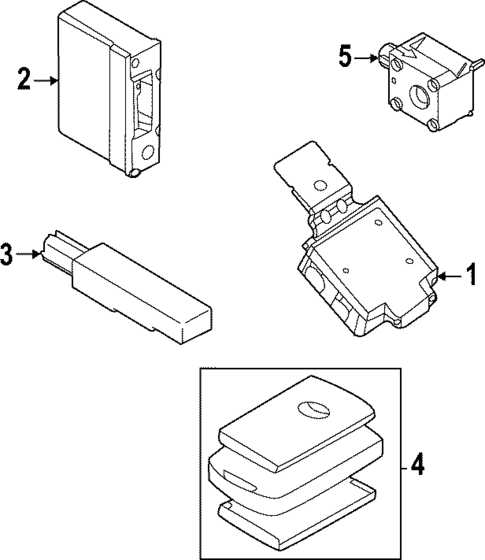 Keyless Entry Components for 2023 Mazda MX-30 EV #0