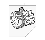 443100C110 - : 2008-2022 Toyota - Power Steering Pump for Toyota: Sequoia, Tundra Image