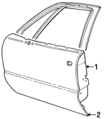 25667377 - Body: Door Shell for Buick: LeSabre, Park Avenue Image