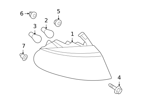 Combination Lamps for 2005 Suzuki Reno #0