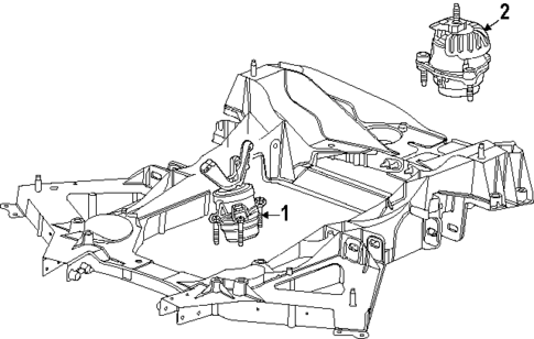 Engine & Trans Mounting for 2024 Chevrolet Corvette #0