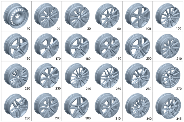 2474015200 - Wheels and Accessories: Spoke Wheel for Mercedes-Benz: GLA250, GLA35 AMG, GLA45 AMG, GLB250, GLB35 AMG Image